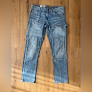 Anthropologie Women's Light Blue Boyfriend Jeans Sz 28